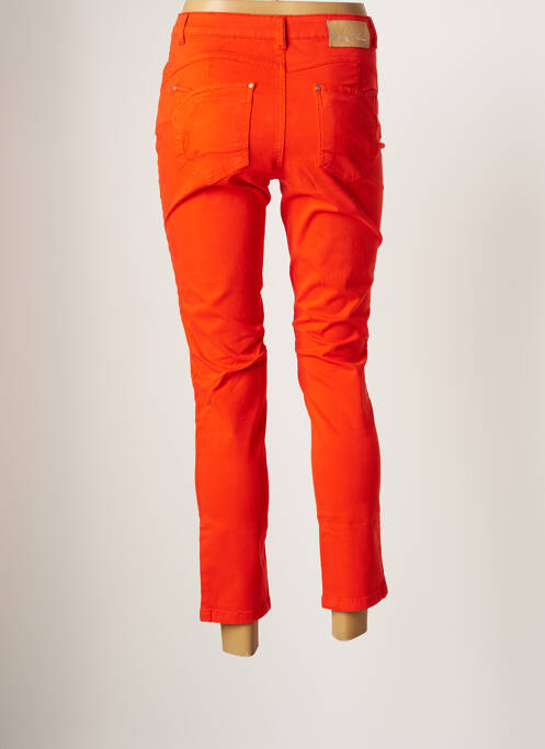 Blugi cu croială slim portocaliu LOLA ESPELETA femeie