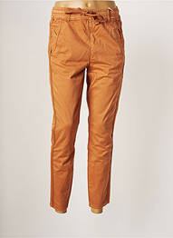 Pantalon 7/8 elasticitate mărime normală portocaliu CREAM femme