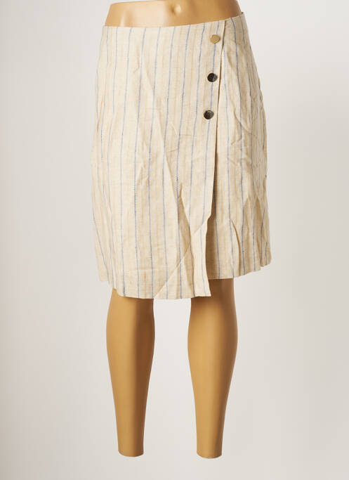 Fustă midi bej JULIE GUERLANDE femeie