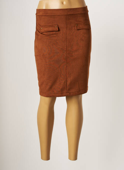 Fustă midi maro THALASSA femeie