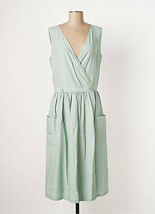 Rochie midi verde SKUNKFUNK femeie