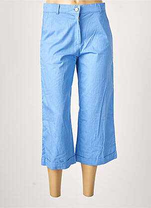 Pantalon trei sferturi albastru PRINCESSE NOMADE femeie