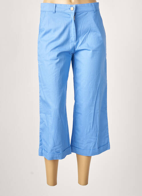 Pantalon trei sferturi albastru PRINCESSE NOMADE femeie