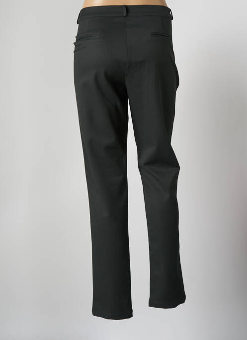 Pantalon chino închidere cu fermoar sub clapetă cu nasturi mărime normală verde LE PETIT BAIGNEUR femme
