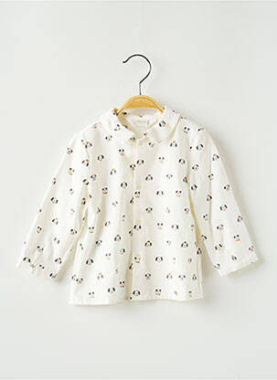 Cămașă cu mâneci lungi alb MAYORAL băiat