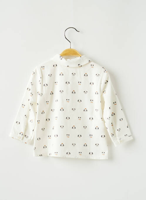 Cămașă cu mâneci lungi alb MAYORAL băiat