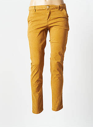 Pantalon chino galben LOLA ESPELETA femeie