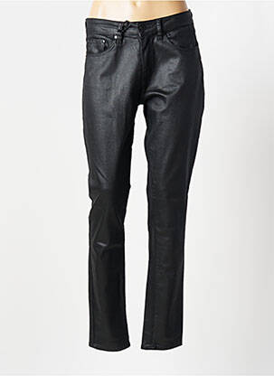 Pantalon slim țesătură acoperită mărime normală negru LOLA ESPELETA femeie