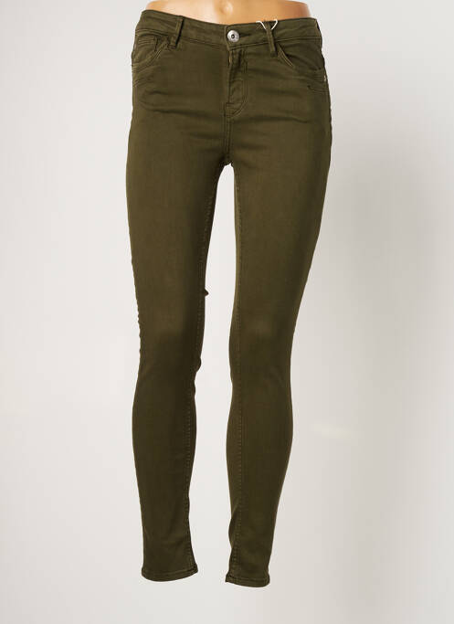 Pantalon slim verde GARCIA femeie