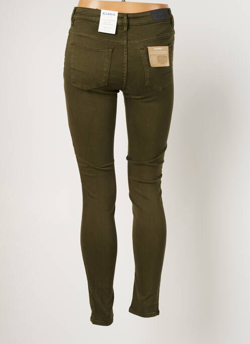 Pantalon slim verde GARCIA femeie
