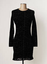 Rochie scurtă mâneci lungi mâneci lungi negru DESIGUAL femme
