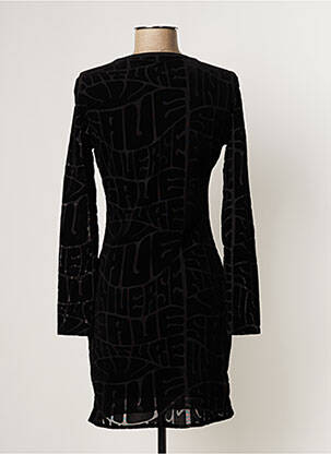 Rochie scurtă mâneci lungi mâneci lungi negru DESIGUAL femeie