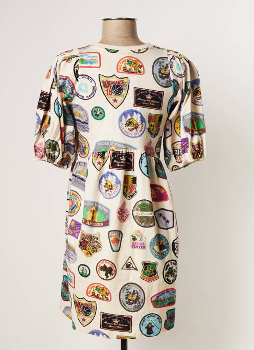 Rochie scurtă bej DESIGUAL femeie