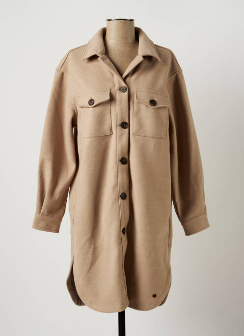 Palton lung bej GARCIA femeie