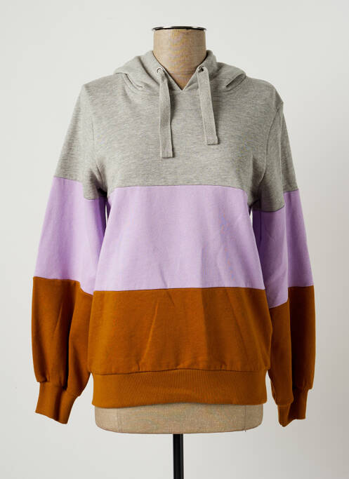 Hanorac cu glugă gri NUMPH femeie