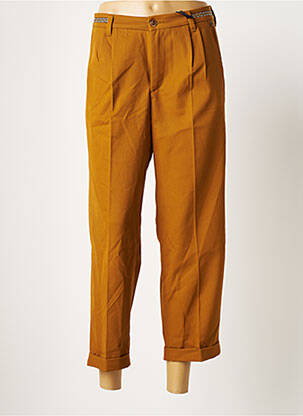 Pantalon trei sferturi maro FREEMAN T.PORTER femeie