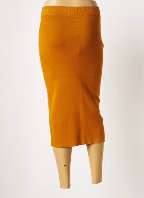 Fustă midi galben NUMPH femeie