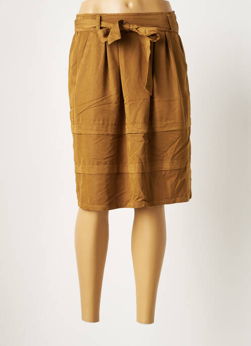 Fustă midi bej NUMPH femeie