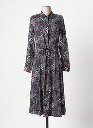 Rochie midi croială fluidă mâneci lungi albastru LOLA ESPELETA femme
