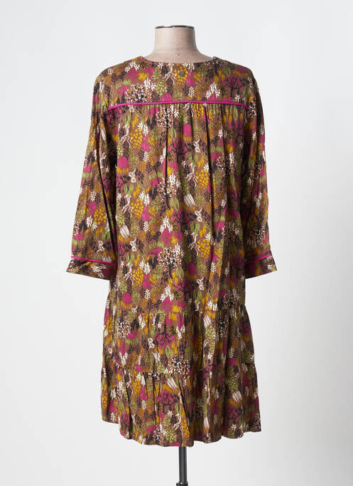 Rochie scurtă maro LOLA ESPELETA femeie