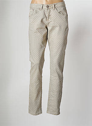 Pantalon drept elasticitate mărime normală gri CREAM femeie