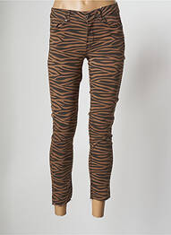 Pantalon 7/8 elasticitate mărime normală maro LIU JO femme