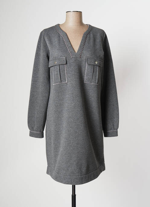 Rochie pulover gri EVA KAYAN femeie