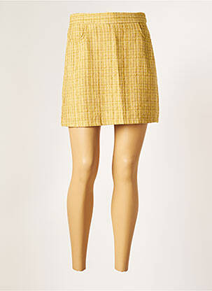 Fustă scurtă galben MOLLY BRACKEN femeie