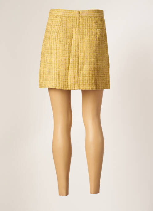 Fustă scurtă galben MOLLY BRACKEN femeie