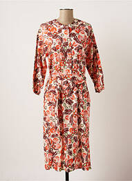 Rochie midi mâneci 3/4 mâneci 3/4 roz R NINETY FIFTH femeie