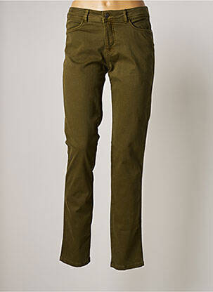 Blugi cu croială slim verde JENSEN femeie