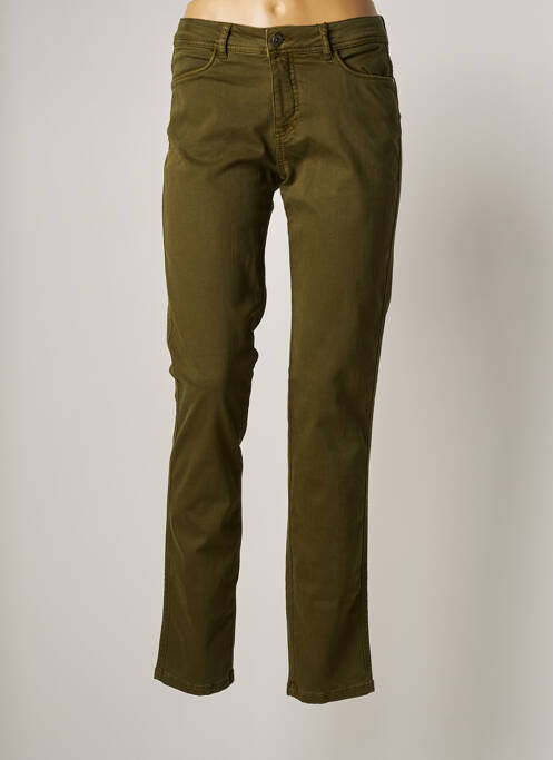 Blugi cu croială slim verde JENSEN femeie