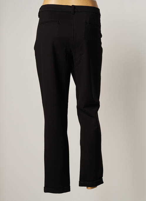 Pantalon chino închidere cu fermoar sub clapetă cu nasturi mărime normală negru IMPAQT femme