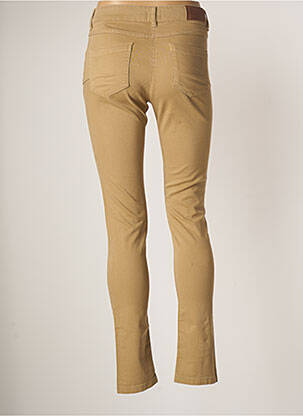 Pantalon slim elasticitate mărime normală bej ELLE EST OU LA MER femeie
