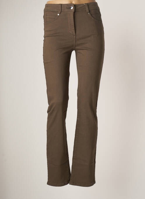 Blugi cu croială dreaptă verde DIANE LAURY femeie