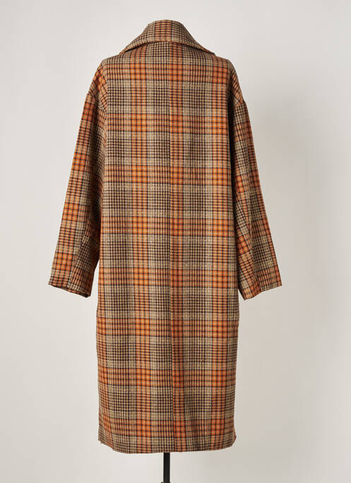 Palton lung maro NEKANE femeie