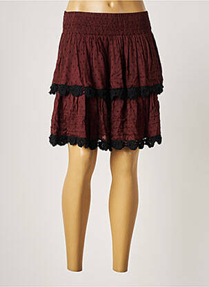 Fustă scurtă maro PITI CUITI femeie