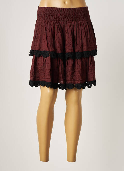 Fustă scurtă maro PITI CUITI femeie