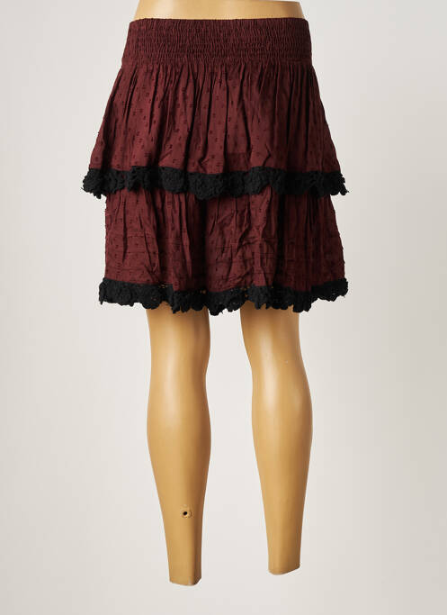 Fustă scurtă maro PITI CUITI femeie