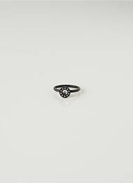 Inel materiale metalice negru IXXXI femeie