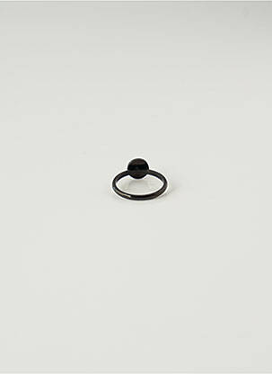 Inel materiale metalice negru IXXXI femeie