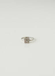 Inel materiale metalice gri IXXXI femeie