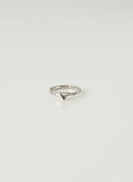 Inel materiale metalice gri IXXXI femeie