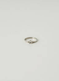 Inel materiale metalice gri IXXXI femeie
