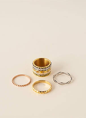 Inel materiale metalice galben IXXXI femeie