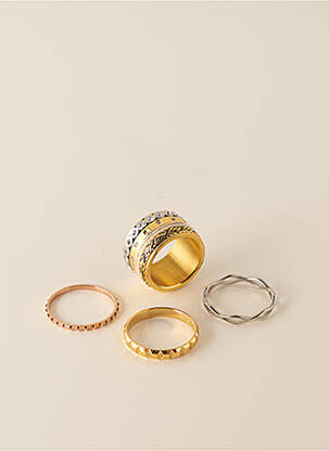 Inel materiale metalice galben IXXXI femeie