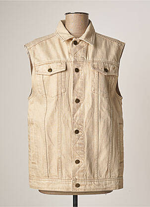 Jachetă de blugi bej MODETROTTER femeie