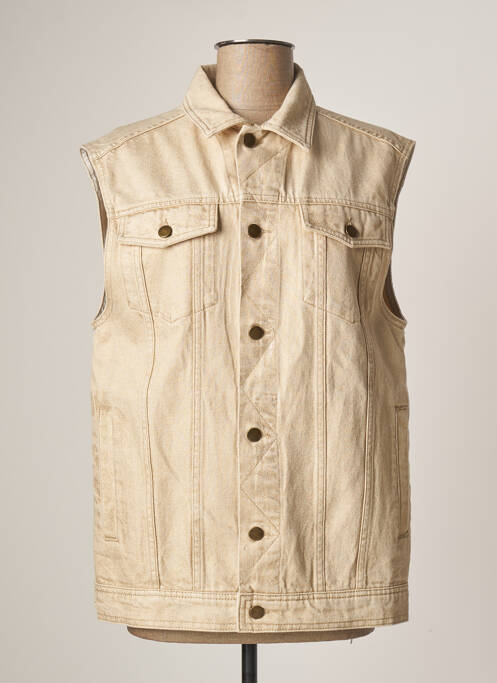 Jachetă de blugi bej MODETROTTER femeie