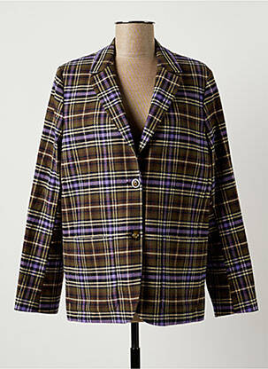 Sacou buzunare verde CHLOÉ STORA femeie