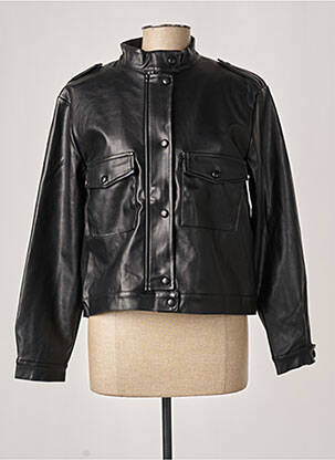 Geci din piele ecologică negru DAPHNEA femeie